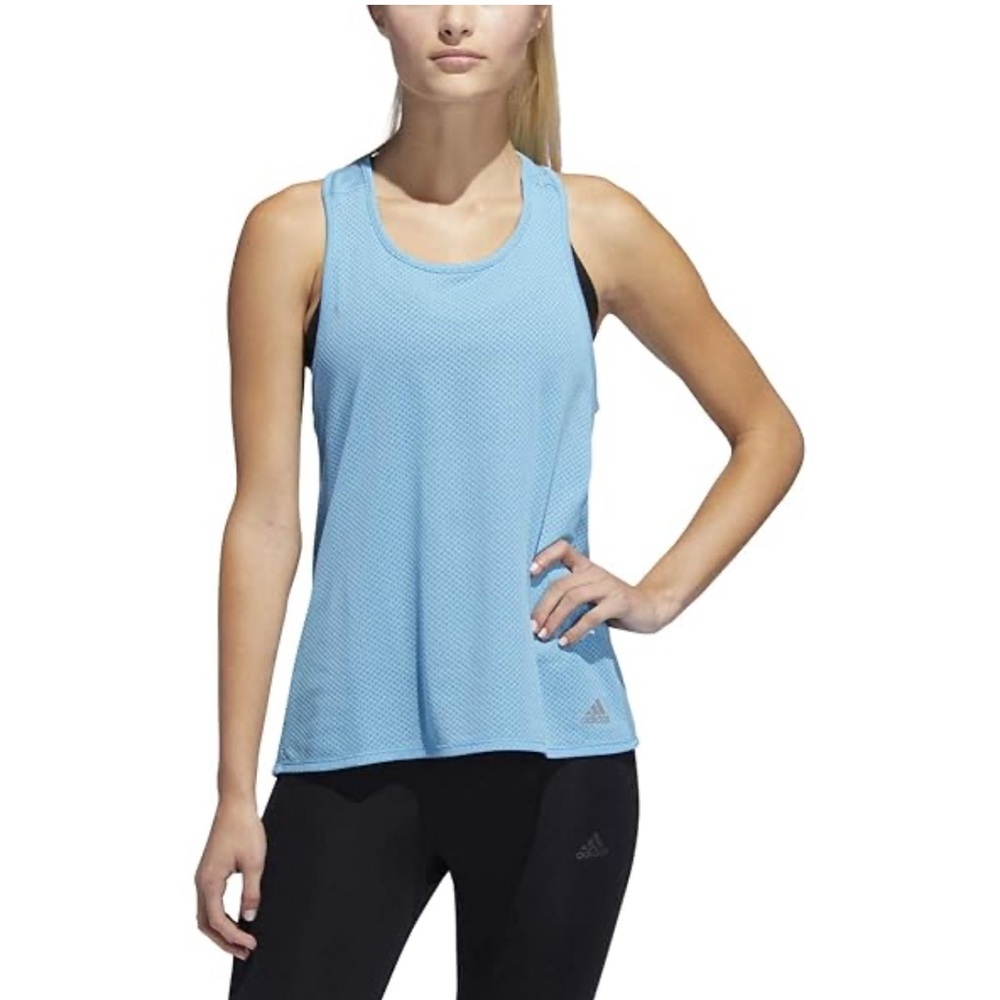 NWT Adidas Climalite Performance ClX-Back Real Teal Athletic Yoga Run Top XS